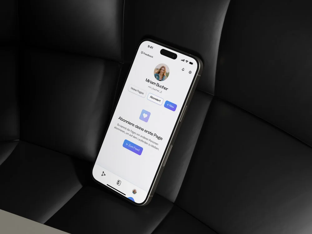 High-Fidelity Design für das Projekt together
